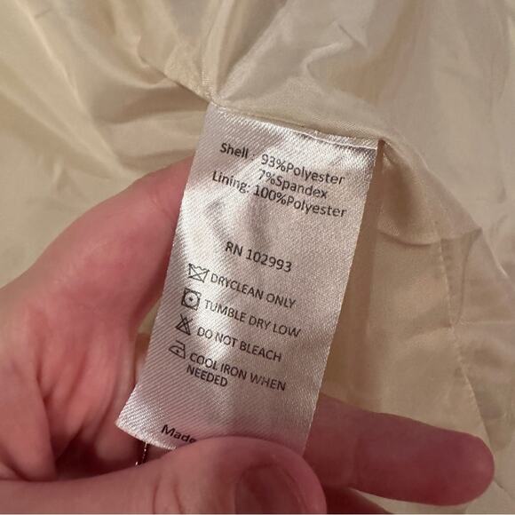 RTR Marina Moscone Collective Cream Long Wrap Vest Coat Sz M - Picture 7 of 16